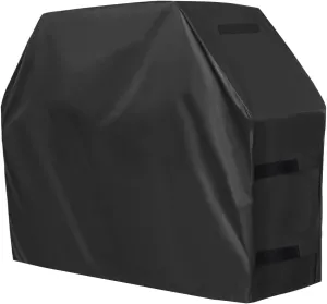OutdoorLines Waterproof Heavy Duty BBQ Grill Cover - Universal Barbecue Grill Covers UV Resistant Barbeque Gas Grill Cover for Outdoor Universal Grills, 58L x 24W x 44H Inch, Black