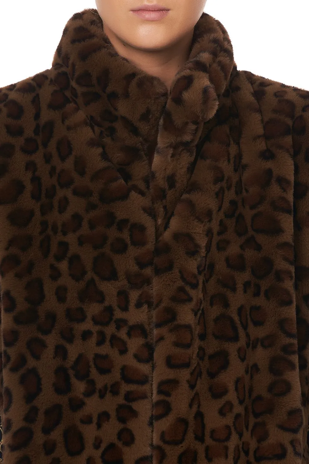 OVERSIZED FEUX FUR GILET - FLOW STUDIO 54