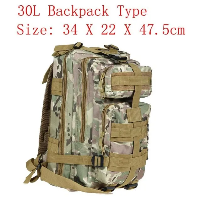 Oxford Bag Hiking Military Waterproof Tactical Bags Waist Molle Pack Waist 3L/6L/30L Unbeatable Climbing Outdoor Positive testimonials Bags Camping