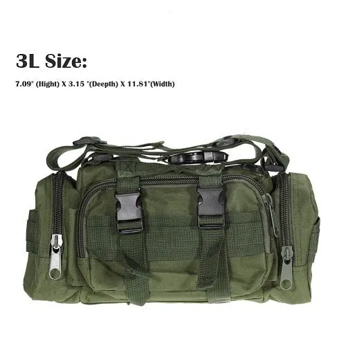 Oxford Bag Hiking Military Waterproof Tactical Bags Waist Molle Pack Waist 3L/6L/30L Unbeatable Climbing Outdoor Positive testimonials Bags Camping