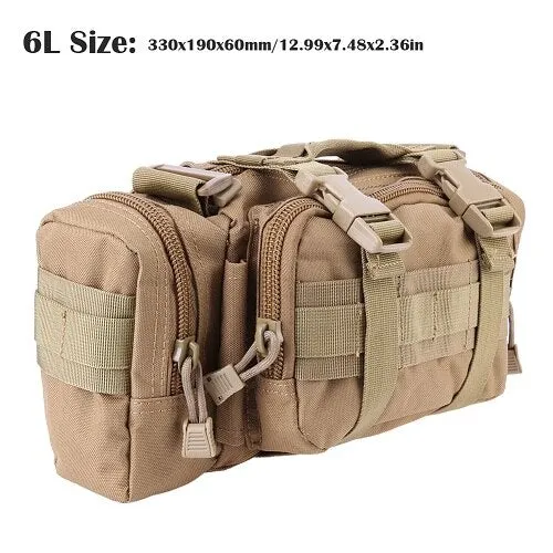 Oxford Bag Hiking Military Waterproof Tactical Bags Waist Molle Pack Waist 3L/6L/30L Unbeatable Climbing Outdoor Positive testimonials Bags Camping