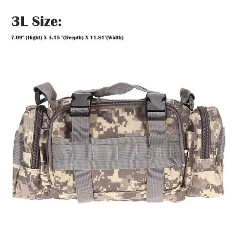 Oxford Bag Hiking Military Waterproof Tactical Bags Waist Molle Pack Waist 3L/6L/30L Unbeatable Climbing Outdoor Positive testimonials Bags Camping