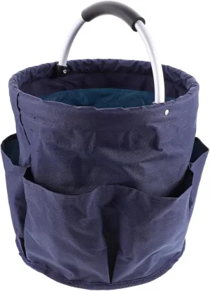 Oxford Cloth Gardening Tool Storage Tote Bag Multi Purpose Handheld Basket for Use for Camping Beach and Gardening Supplies Random Color