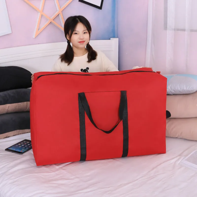 Oxford Cloth Waterproof Quilt Solid Color Large Home Buggy Travel Bags