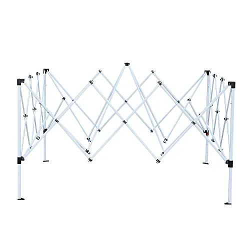 Panana Pop Up Gazebo 10''x10'' Waterproof Outdoor Garden Marquee Awning Party Tent Canopy and Carry Bag 3 X 3m (Black)