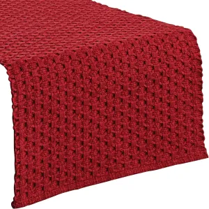 Park Designs Red Chadwick Braided Farmhouse Table Runner 36 Inch | 13x36 Rustic Dining Table Accessory | Hand Loomed & Rugged Texture | Modern Farmhouse Table Runners 36 Inches