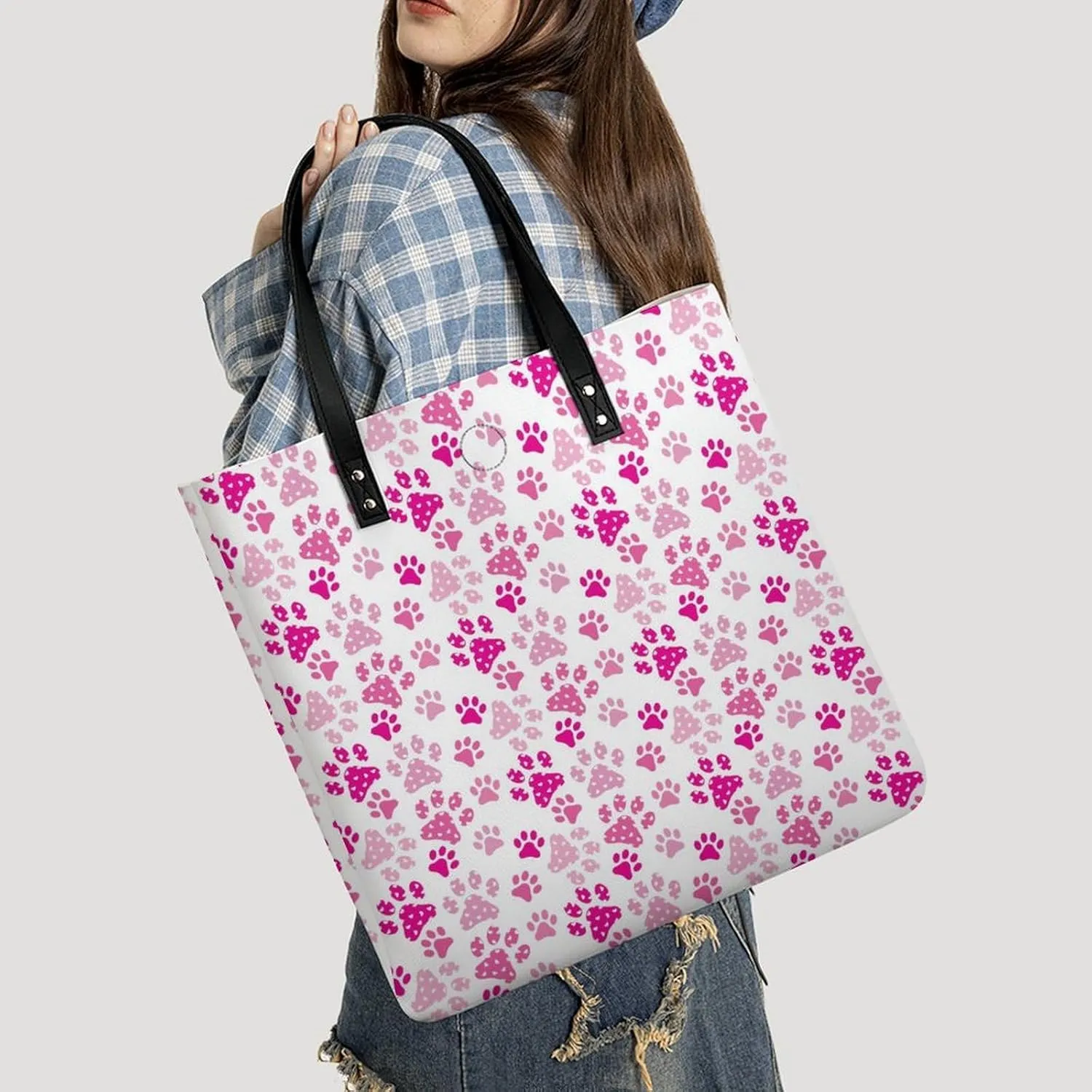 Penguin Bird Fashionable All Printed Leather Handbag Unisex