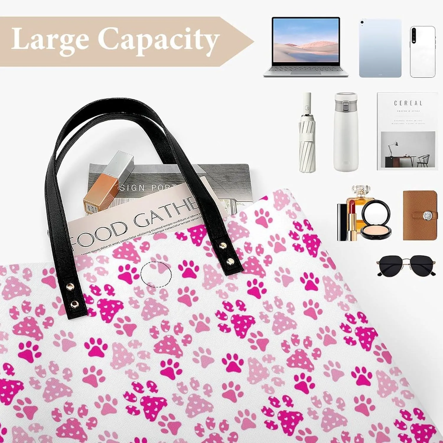 Penguin Bird Fashionable All Printed Leather Handbag Unisex