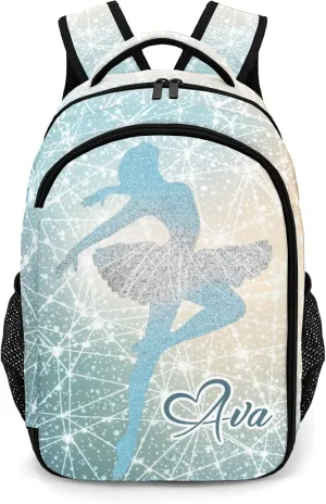 Personalized Bling Star Backpack Casual Bag Daypack Laptop Bag for Family Party Gift
