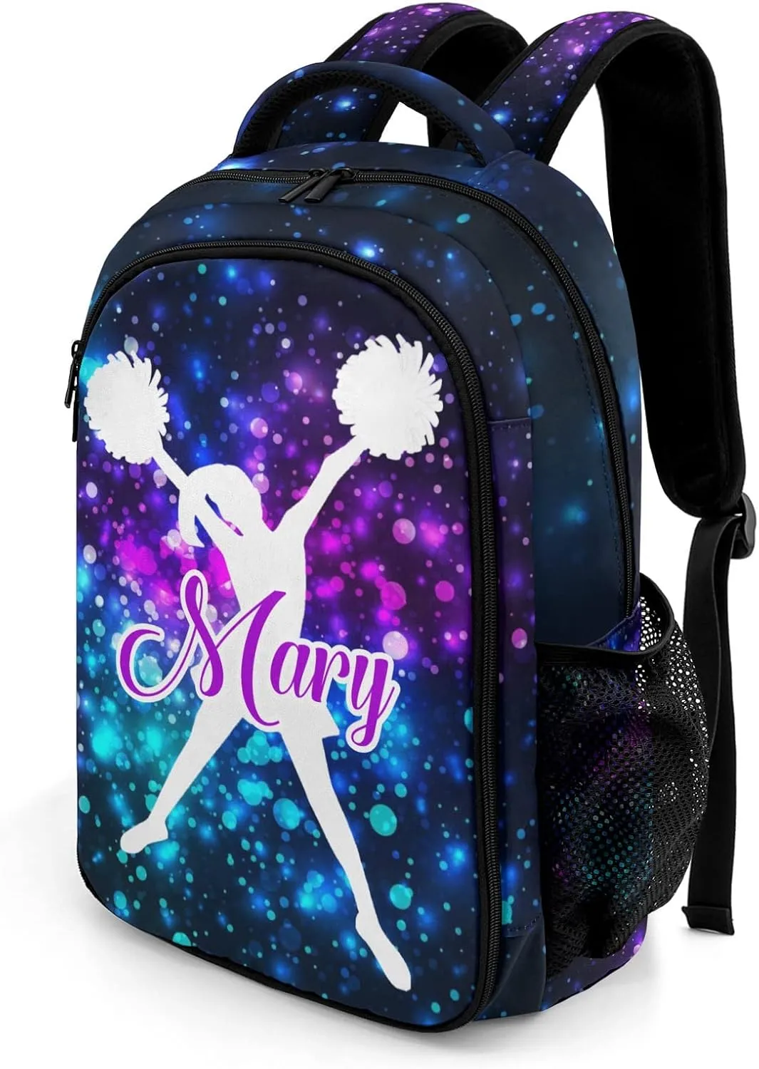 Personalized Cheerleader Backpack Multifunctional Waterproof Laptop Bag for Travel Gift Starly Universy Simple Cheer