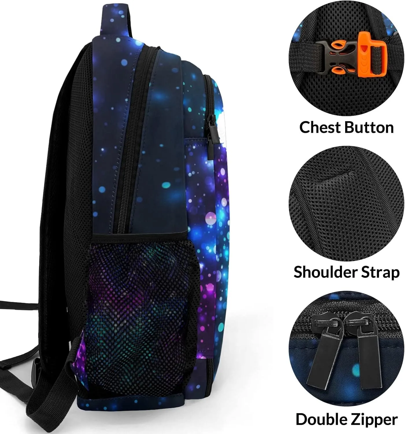 Personalized Cheerleader Backpack Multifunctional Waterproof Laptop Bag for Travel Gift Starly Universy Simple Cheer