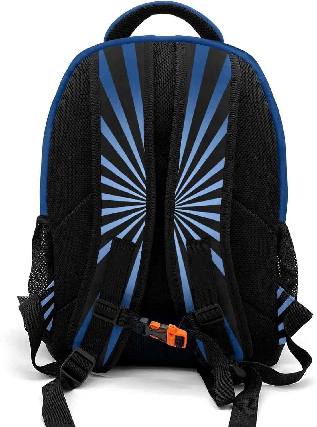 Personalized Cheerleaders Backpack Multifunctional Waterproof Laptop Bag for Travel Gift Shine Stripes Navy Cheer