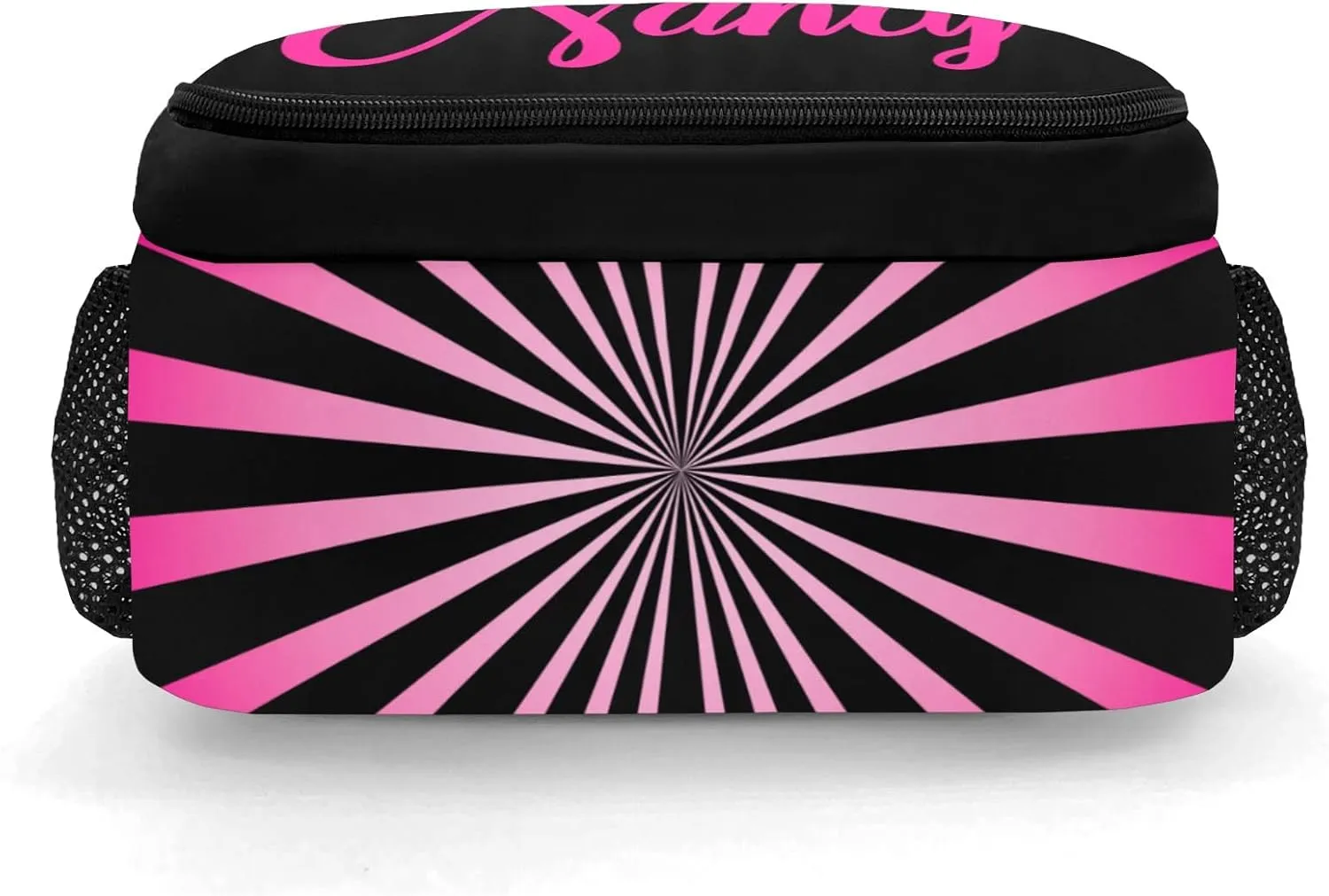 Personalized Cheerleaders Backpack Multifunctional Waterproof Laptop Bag for Travel Gift Stripes Shine Cheerleading