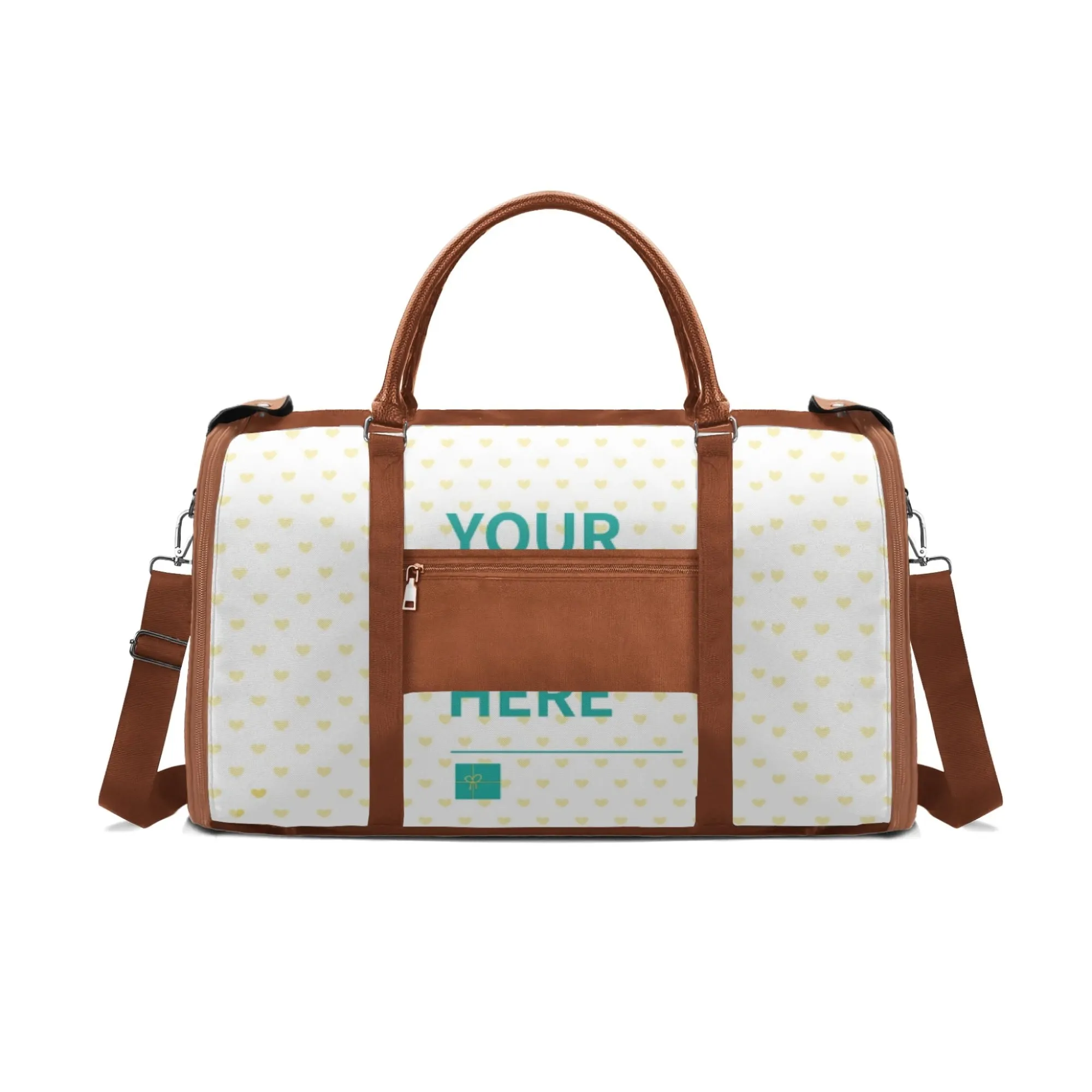 Personalized Foldable Travel Duffel Bag for Women & Men Portable Travel Luggage Bag