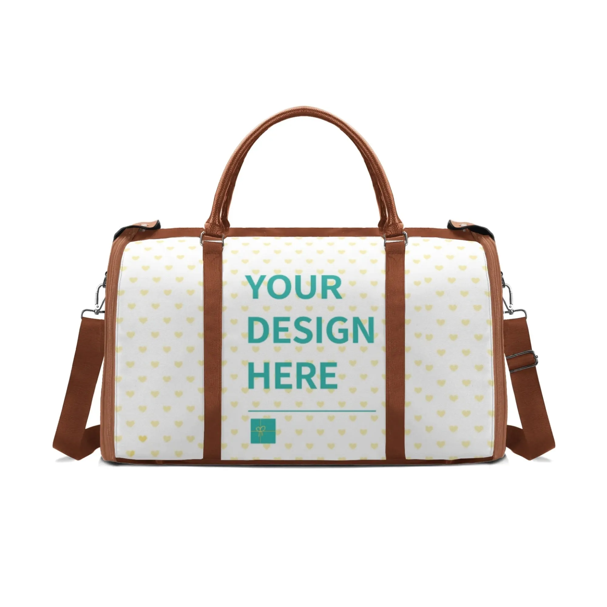 Personalized Foldable Travel Duffel Bag for Women & Men Portable Travel Luggage Bag