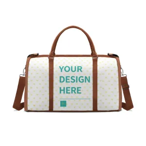 Personalized Foldable Travel Duffel Bag for Women & Men Portable Travel Luggage Bag