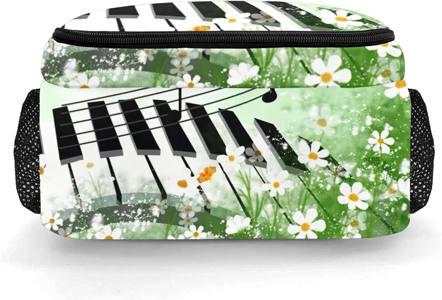 Personalized Piano Spring Music Backpack Casual Bag Daypack Laptop Bag for Family Party Gift