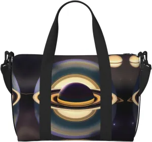 Phayah Beautiful Saturn Crossbody Travel Bag Overnighter Duffel Bags Carry On Size Ideal For School Or Overnight Travel Bag