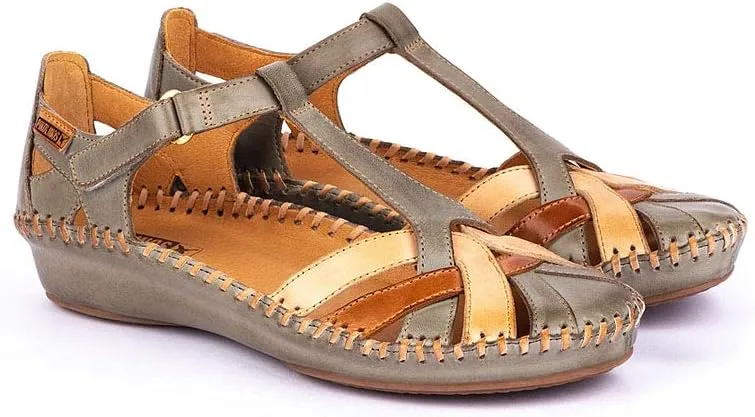 PIKOLINOS Semi-Closed Shoes Leather P. Vallarta for Woman