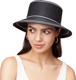 Pineapple&Star Bella Sun Beach Wide Brim Straw Hat Fine Braid UPF50  for Women