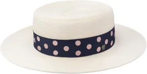 Pineapple&Star Deor Boater Straw Sun Hat Beach Fine Braid UPF50  for Women Men