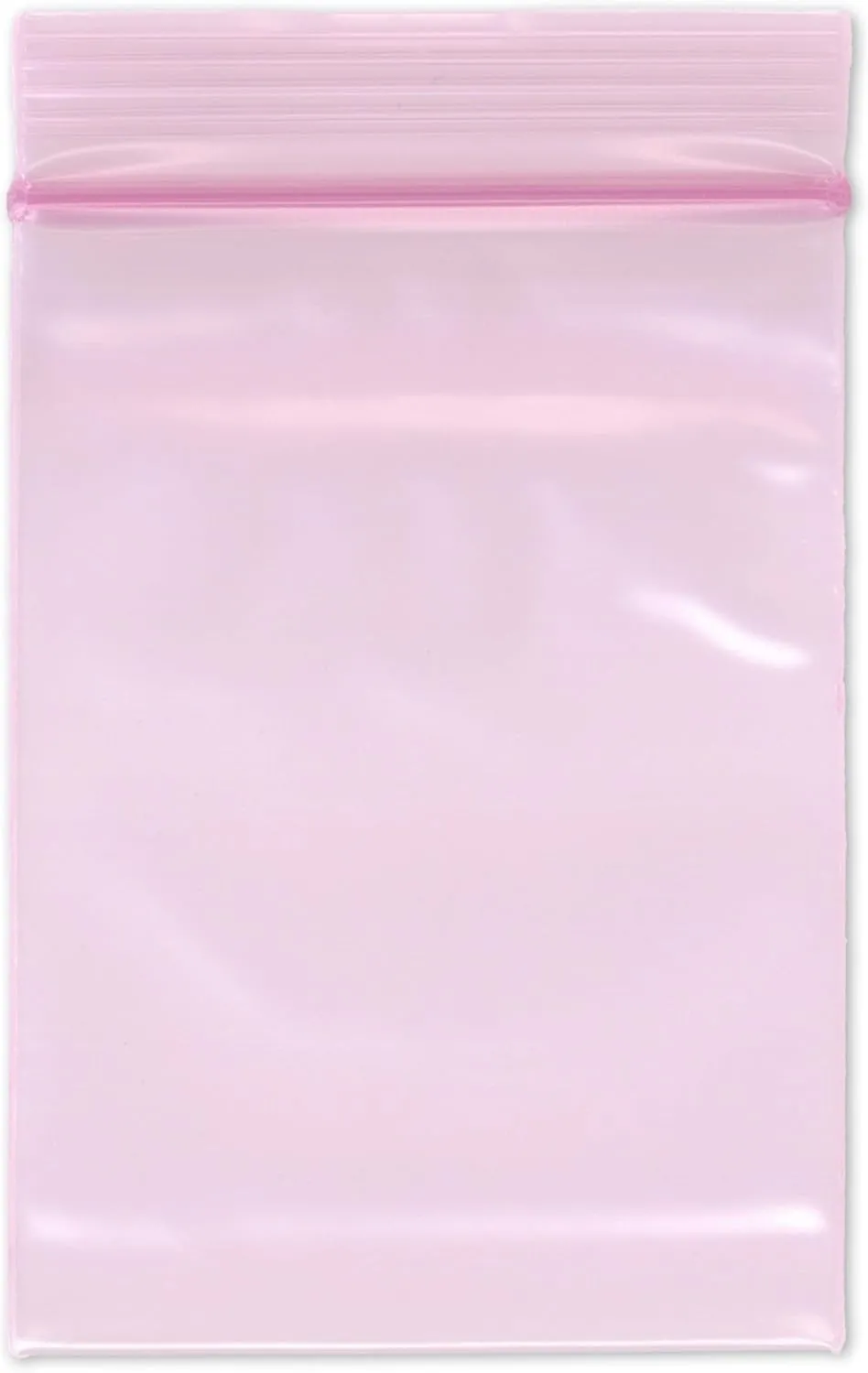 Plymor 3" x 4" (Case of 1,000), 4 Mil Heavy Duty Anti-Static Zipper Reclosable Plastic Bags