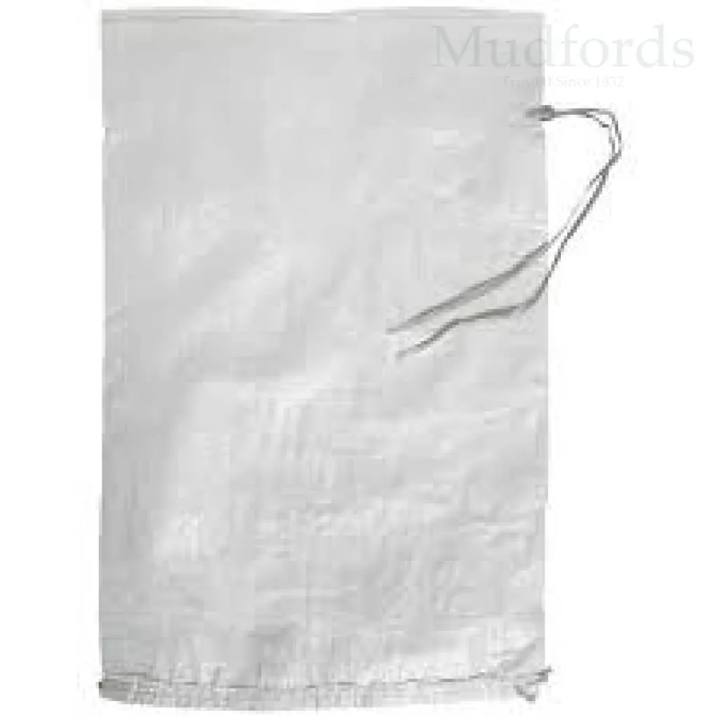 Polypropylene Sandbags Unfilled - White - Pack of 10