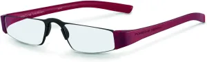 Porsche Design P8801 Iconic Reading glasses (B - Black , Red, 2.00, multiplier_x)
