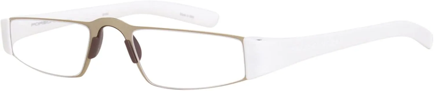 Porsche Design P8801 Iconic Reading glasses (C - Gold , White, 2.00, multiplier_x)