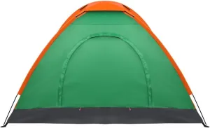 Portable 2 Person Camping Tent with Carrying Bag, Windproof, Waterproof, and Shading Dome Tent, Suitable for Camping/Hiking/Survival,Orange