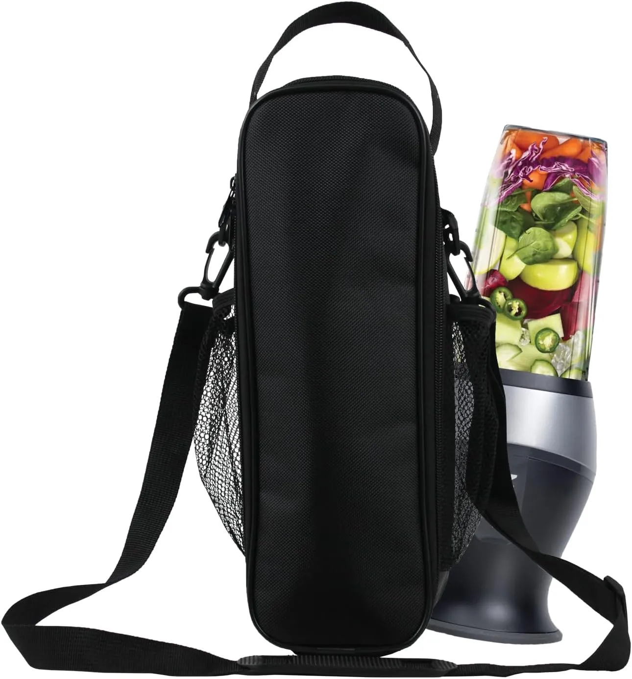 Portable Blender Storage Bag for Ninja Fit Compact Personal Blender with Shoulder Strap Carrying Bag for Ninja Fit Compact Personal Blender 16-OZ Cups and Spout Lids QB3001SS
