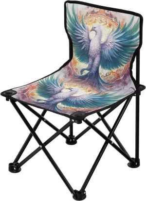 Portable Camping Folding Chairs Foldable Chair Small White Bird Lightweight Backpacking Outdoor Outside Fishing