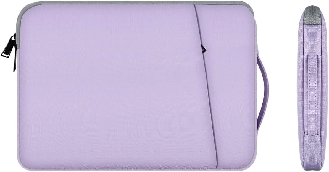 Portable Monitor Case 15.6 Inch, Carrying Laptop Computer Bag Compatible with KYY Lepow GTEK ViewSonic ZSCMALLS AOC 15.6 Inch Portable Display Monitors, Purple