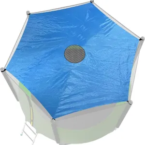 Portable Trampoline Shade Cover, Sun-Protection Anti-UV Sunshade Accessories Trampolines Canopy for Backyard Playground