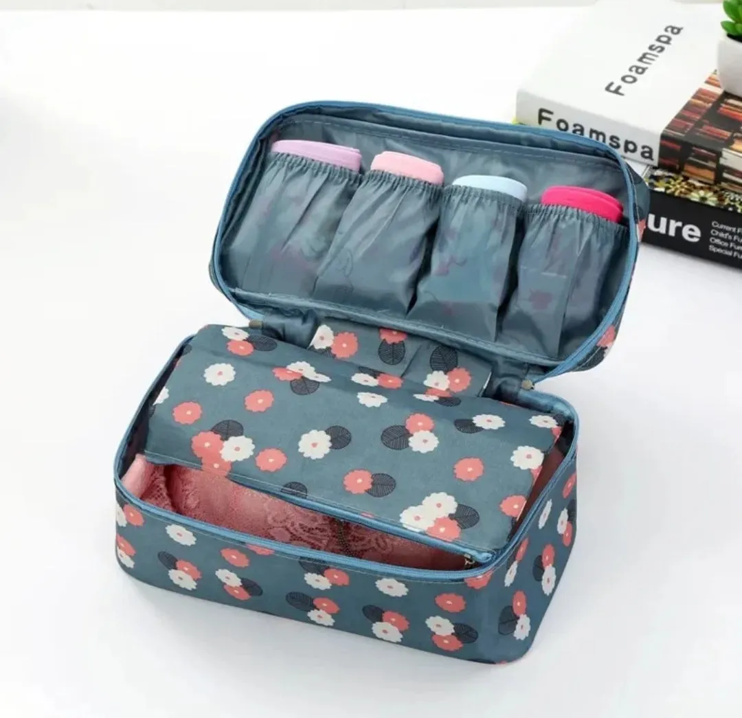 Portable undergarments organizer bags