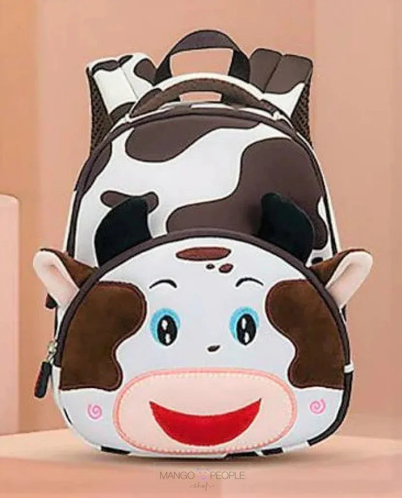 Premium Quality Cute 3D My Cutesy Cow Design Backpack for Kindergarten kids