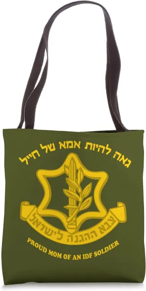 Proud IDF Mom Tote Bag