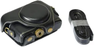 PU Leather Camera Bag Case Cover For Sony RX100 RX100II RX100III RX100IV RX100VII RX100VIII M3 M5 M6 M7 DSC-RX100 III RX100M3 With Shoulder Strap Camera Bags