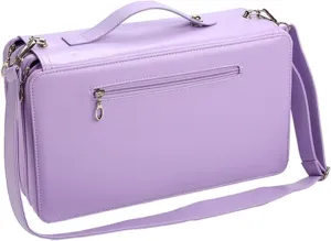 Purple 120 Slots PU Markers Case, Alcohol Marker Case Pens Carrying Bag Holder for Art Sketch Marker, Permanent Paint Markers, Dry Erase Pen, Drawing Pens Art Supplies