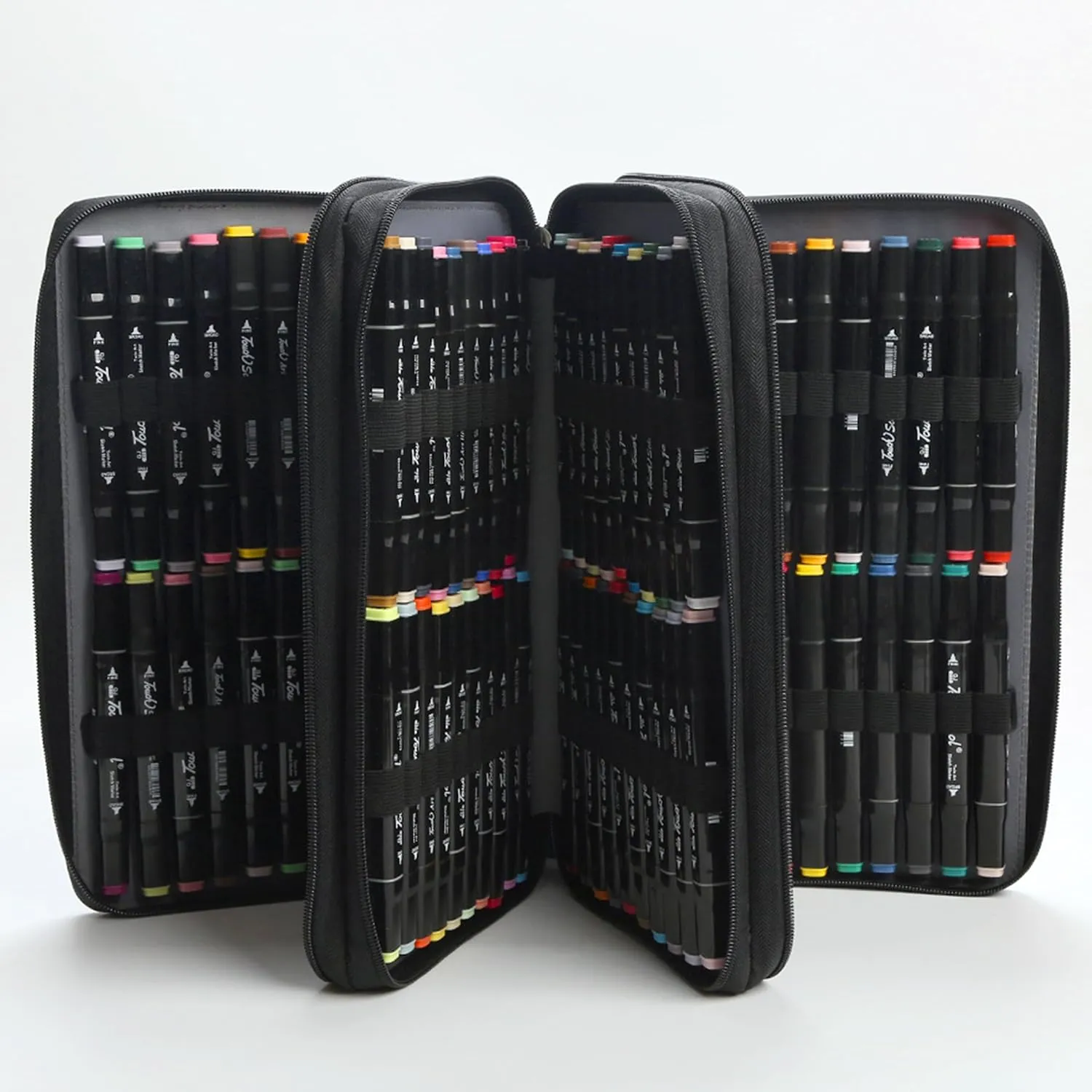 Purple 120 Slots PU Markers Case, Alcohol Marker Case Pens Carrying Bag Holder for Art Sketch Marker, Permanent Paint Markers, Dry Erase Pen, Drawing Pens Art Supplies