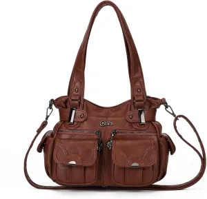 Multi-Pocket Leather Tool Bags