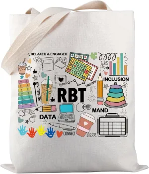 PWHAOO Registered Behavior Tech Tote Bag - Behavior Analyst Gift