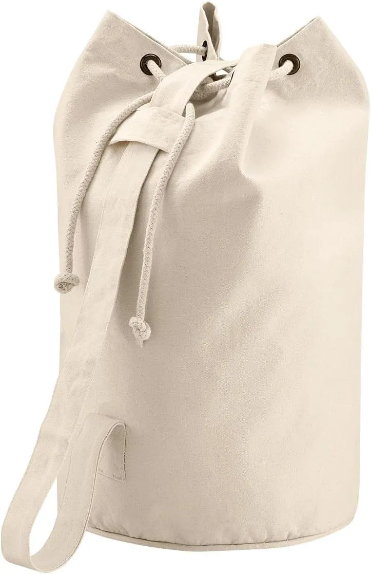 Quadra Men's Canvas Duffle One Size Natural