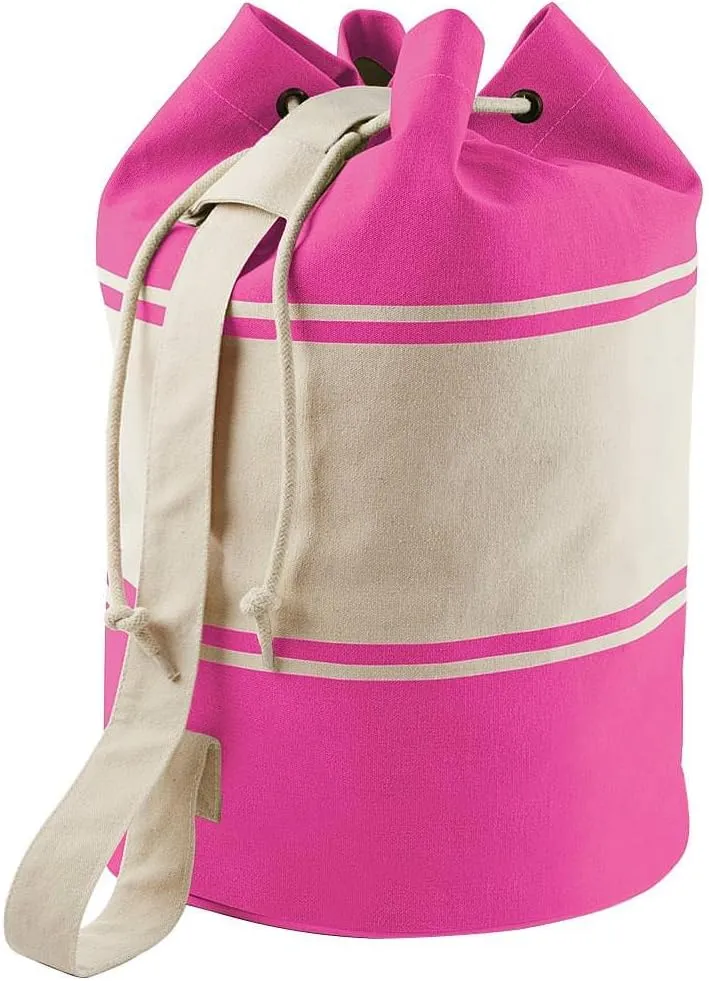 Quadra Men's Canvas Duffle One Size Natural