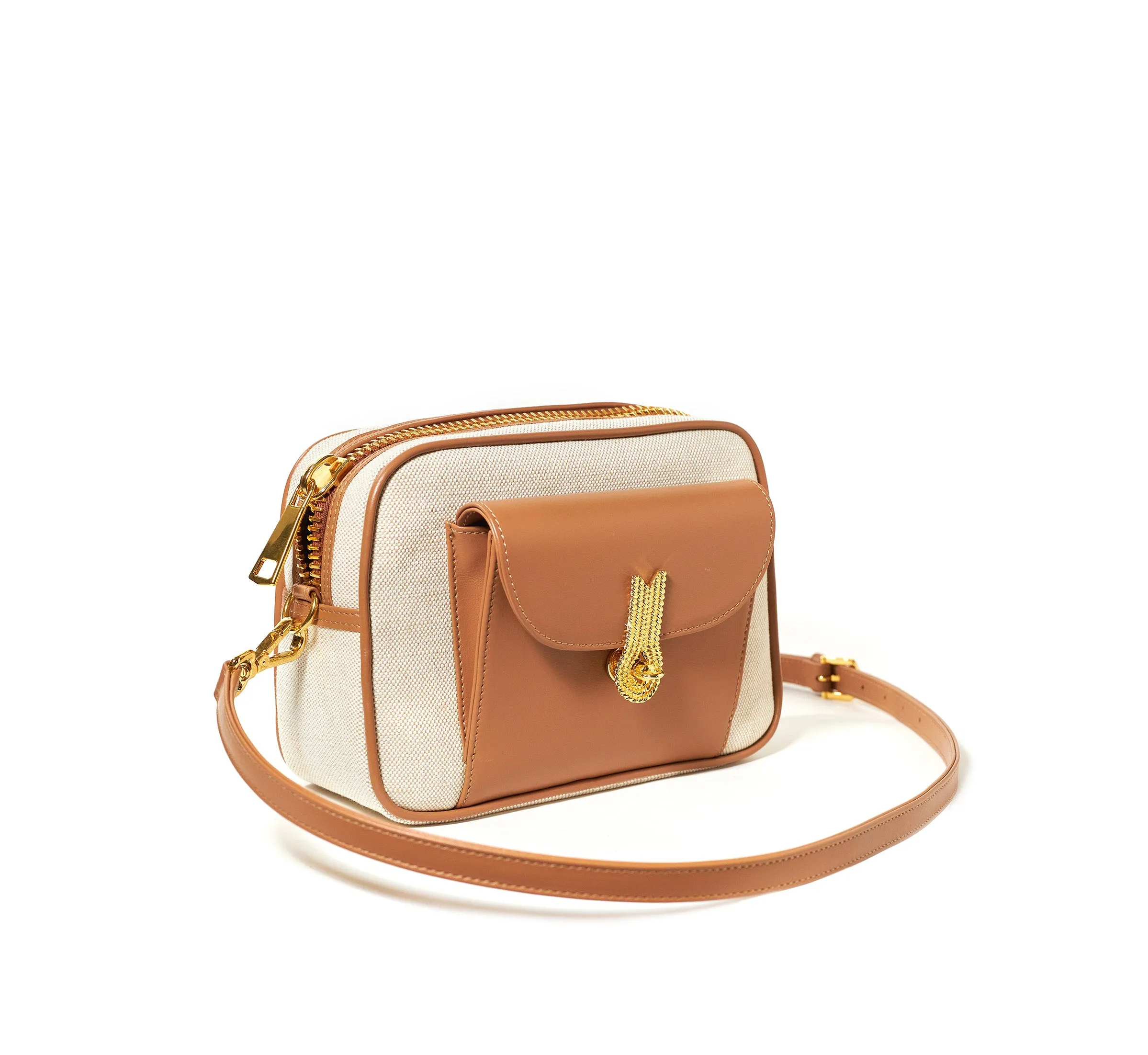 QUEEN TRAVEL CANVAS / CALF CORDA  🌿