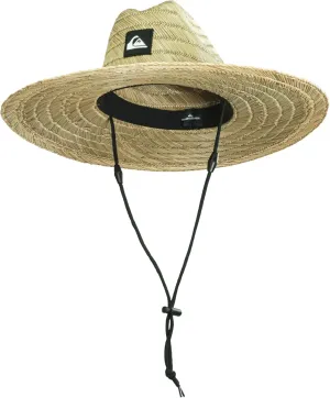 Quiksilver Boys Pierside Lifeguard Hat – 100% Straw Sun Hat for Kids, Lightweight and Breathable with Wide Brim