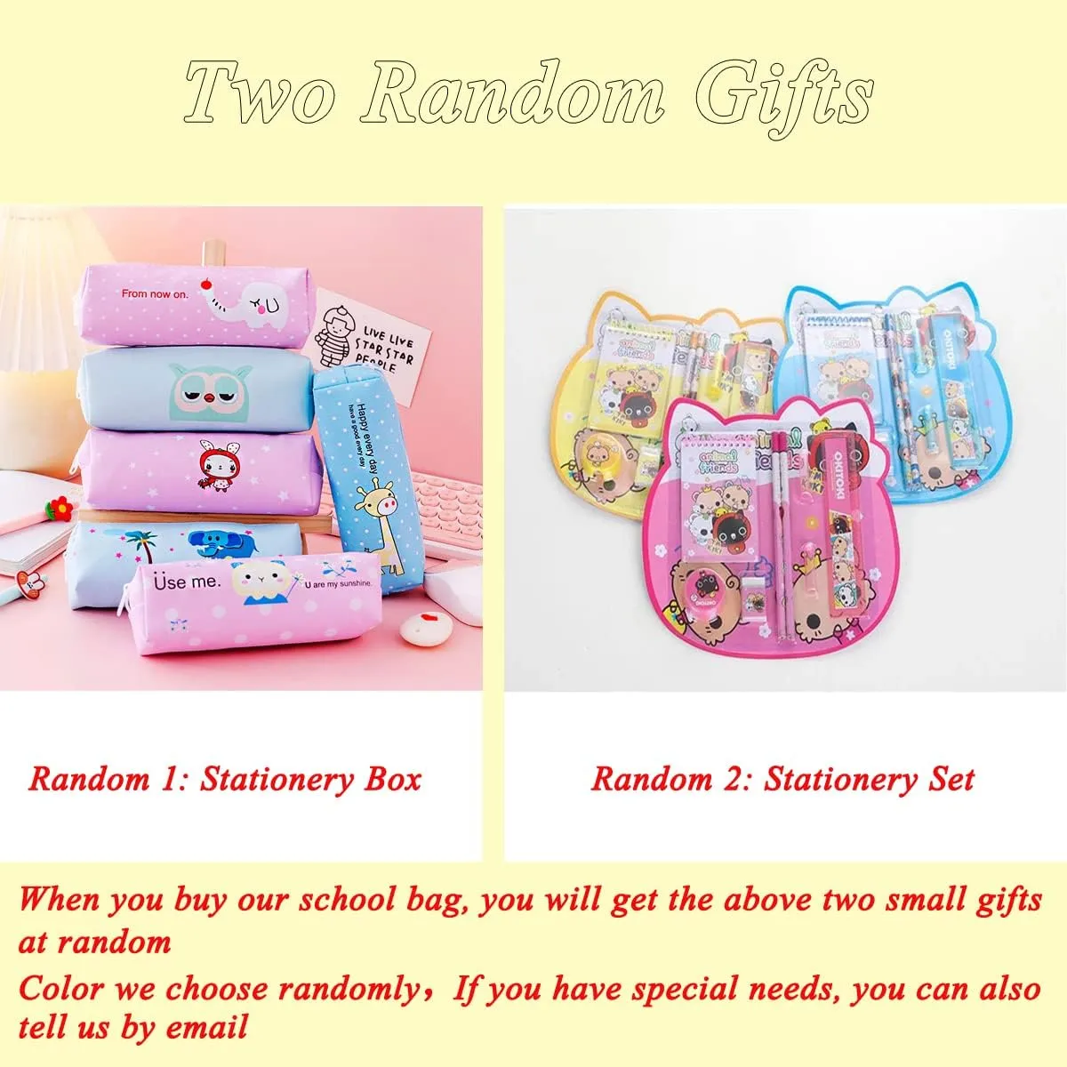 randoseru girls backpack japanese school bag Premium fabric send gift