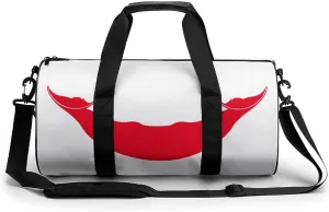 Rapa Nui Flag Sports Duffel Bag for Men Women with Shoe Compartment Gym Weekender Tote