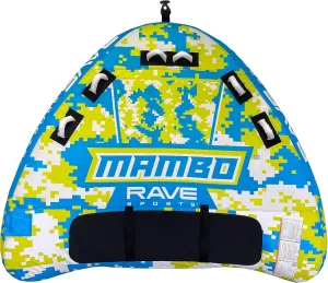 RAVE Sports Mambo Boat Towable Tube - Inflatable Boating Tube for 1-3 Riders