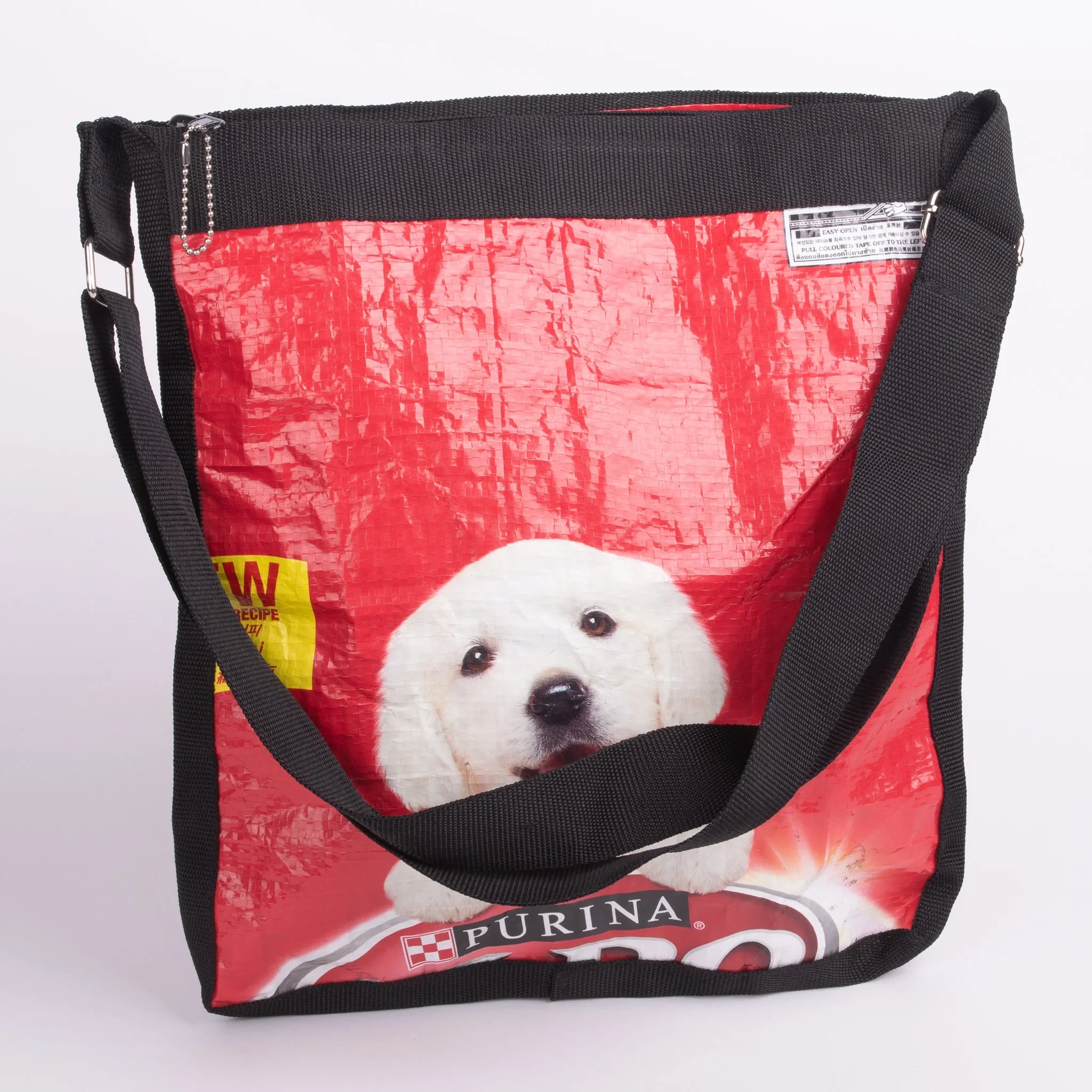 Recycled Indonesian Pet Food Purses!